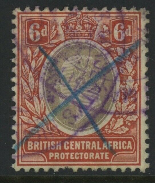 Br. Central Africa, Used, #73, Nice Centering