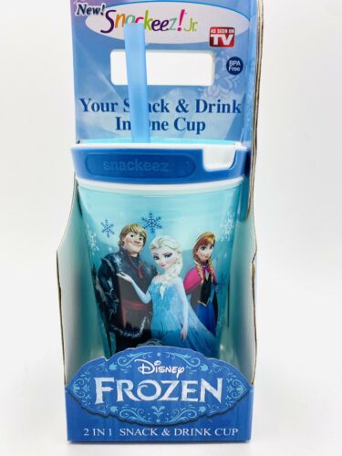 Disney Frozen 2 In 1 Snack & Drink Cup 8oz Drink Cup 4oz Snack Cup
