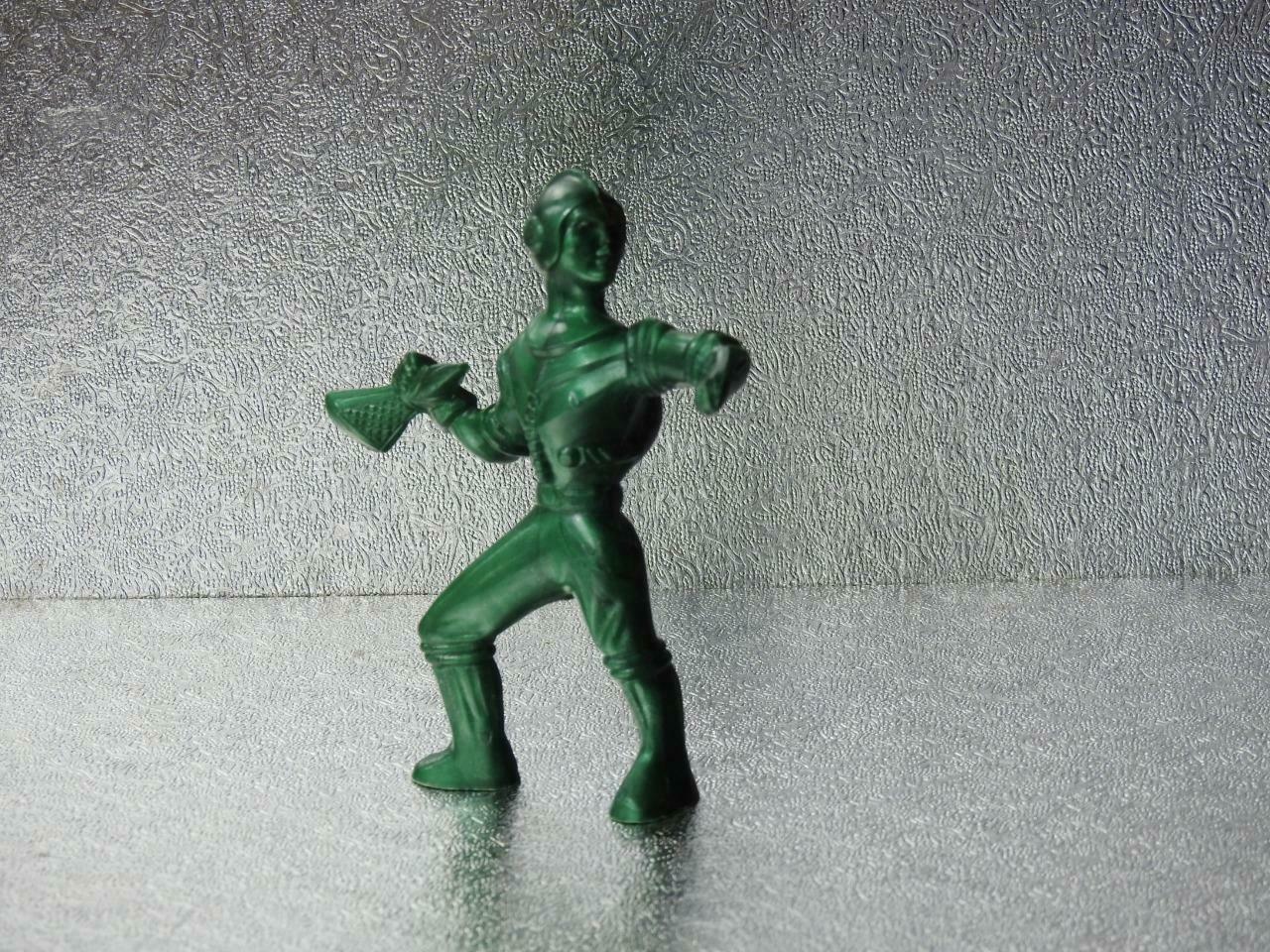 Archer Toy Co U.s.a. Vintage 1950s Plastic Space People 3 3/4" Green Spaceman