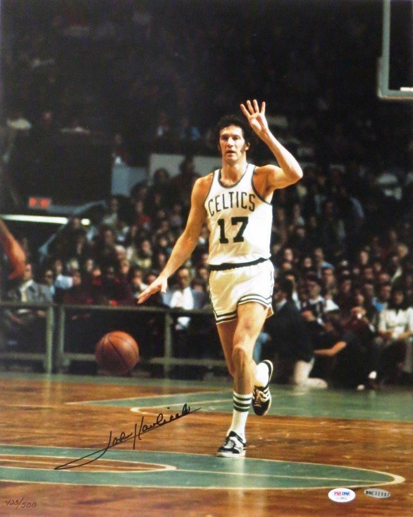 Boston  Celtics  -  John  Havlicek  -  8  X  10  Glossy  Signed  Photo  Reprint
