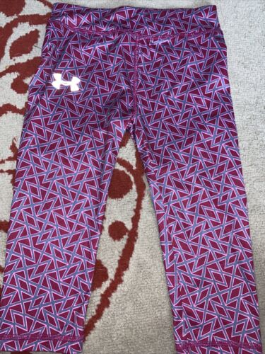 Girl’s Multicolored Under Armour Athletic Legging Size 5