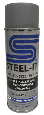 Steel-it Stainless Steel Pigmented Paint - Polyurethane - 14oz Spray Can