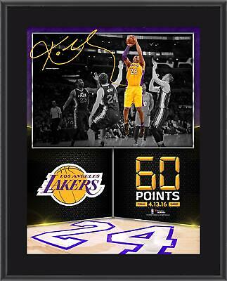 Kobe Bryant Los Angeles Lakers 10.5" X 13" 60 Point Finale Plaque - Fanatics