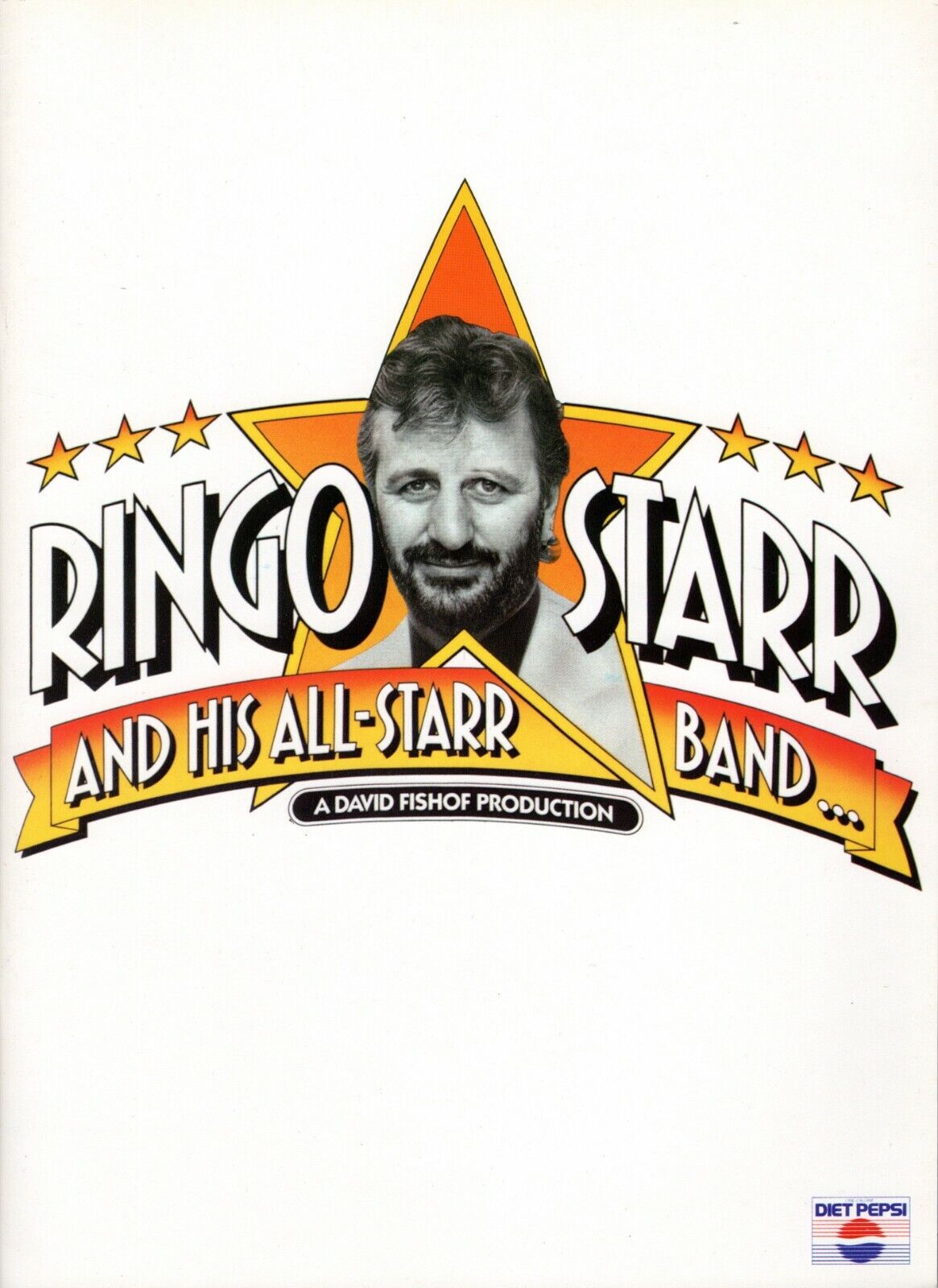 Ringo Starr & His All-starrs 1989 Tour Concert Program-beatles-joe Walsh-nm 2 Mt