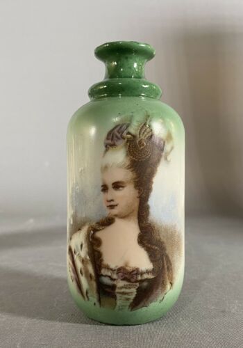 Antique Victoria Austria Miniature Portrait Vase
