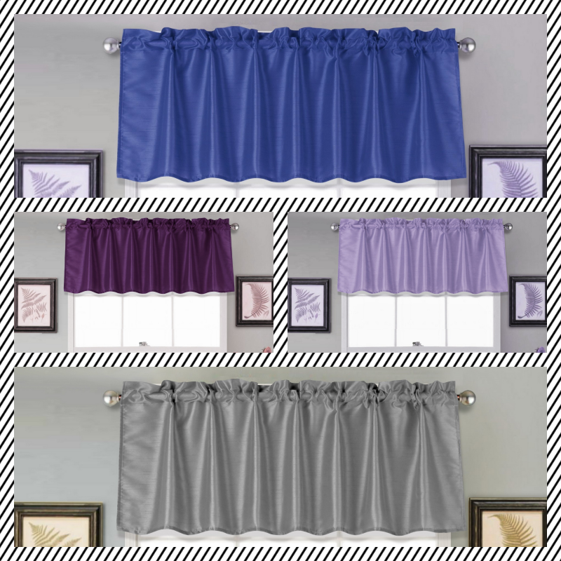 1pc Straight Valance Swag Semisheer Window Curtain Drape 55" W X 18" L Style S18