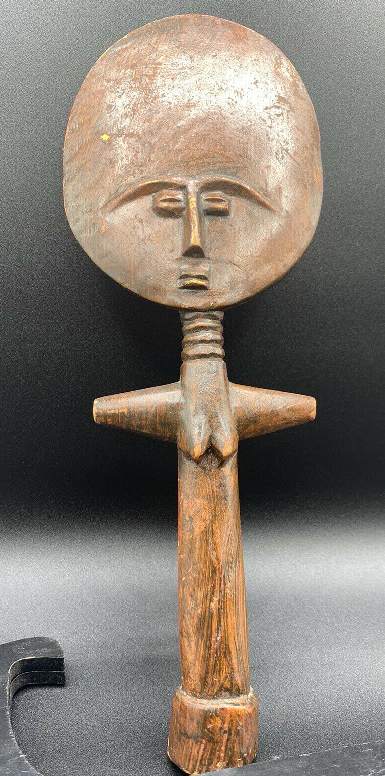African Wooden Ashanti Akuaba Fertility Doll