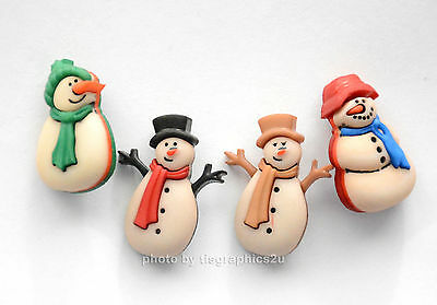 Old Fashion Snowmen Buttons / Buttons Galore Holiday Collection / Country Look