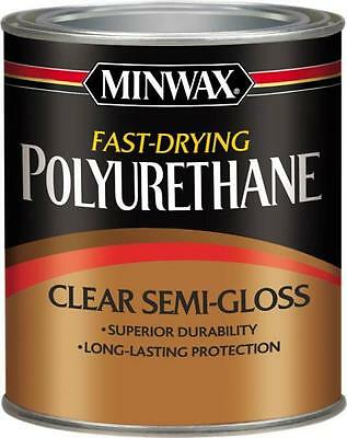 New Minwax 23005 1/2 Pt Clear Semi-gloss Oil Based Fast Dry Polyurethane 6179873